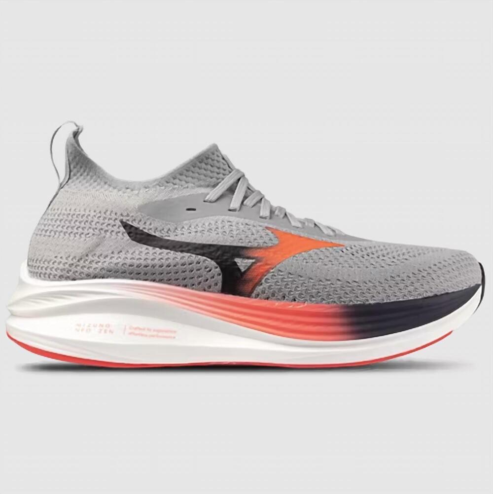 NEW MIZUNO men's neo zen sneaker in odyssey grey/silver